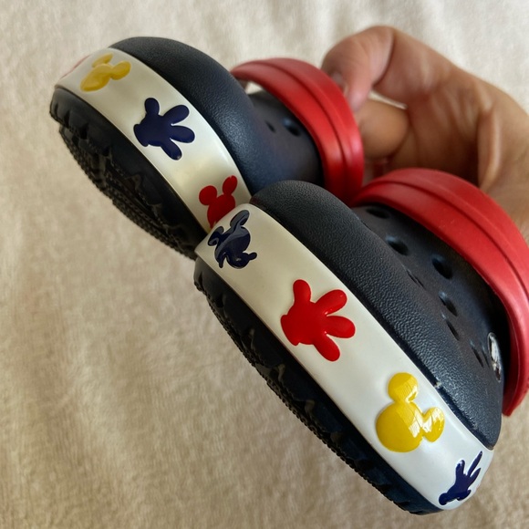 Crocs X Disney Toddler & Kids Fun Lab Mickey Lights Clog Shoes Navy Sz 6 C - Picture 11 of 11